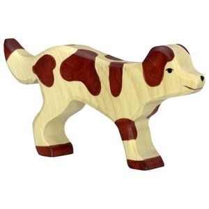 NWT Holztiger Wooden Toys Farm Dog